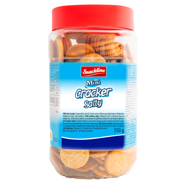 snackline mini krakersy solone 350 g zdjęcie 1
