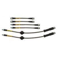 Fiat Panda 2 100hp - Zestaw Przewodów Hamulcowych Teflonowych W Oplocie