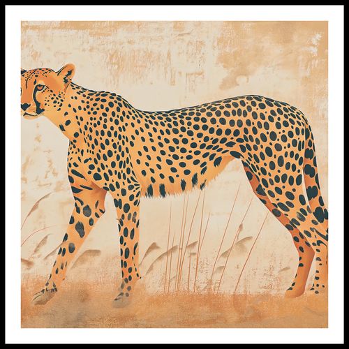 Plakat 90x90cm Gepard w Ruchu na Arena.pl