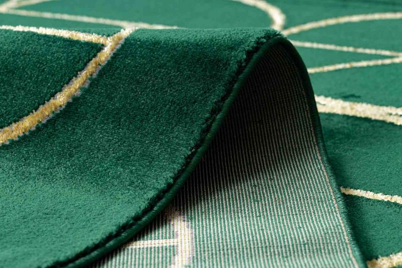 RUG/LU/ESTEMA/CIRCLES/BOTTLEGREEN+GOLD/160x220 zdjęcie 6