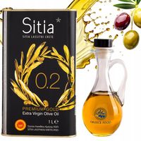 Grecka Oliwa z Oliwek Extra Virgin 1L Sitia Premium data produkcji 10/2024
