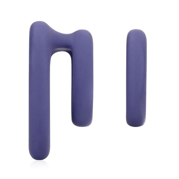 Heart Cockring Set - Violet Storm zdjęcie 5