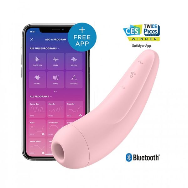 Satisfyer Curvy 2+ Pink With App Incl. Bluetooth And App zdjęcie 1