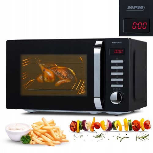 Kuchenka mikrofalowa 20l czarna MPM-20-KMT-05 na Arena.pl