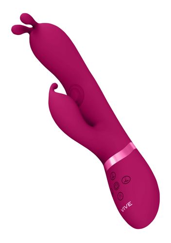 gada   vibrating bunny ear g spot rabbit with pulse wave shaft na Arena.pl