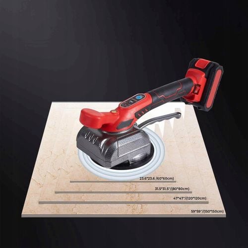 PRZYSSAWKA WIBRUJĄCA DO PŁYTEK WIBRATOR DO POZIOMOWANIA 2xAKU MOCNA na Arena.pl