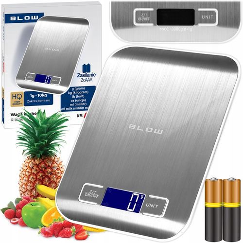 PRECYZYJNA WAGA KUCHENNA JUBILERSKA ELEKTRONICZNA 10KG 1g TARA LCD na Arena.pl