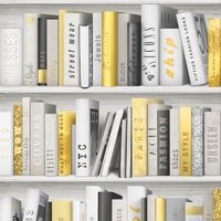 TAPETA KSIĄŻKI JAK 3D REGAŁ BIBLIOTEKA UGEPA