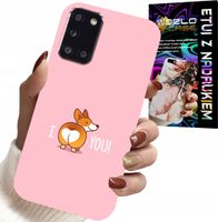 ETUI DO SAMSUNG GALAXY A31 - ŚMIESZNE WZORY I LOVE YOU PIESEK OBUDOWA