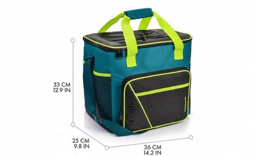 TORBA TERMICZNA TURYSTYCZNA PLAŻOWA METEOR FROSTY lekka z paskiem składana na Arena.pl