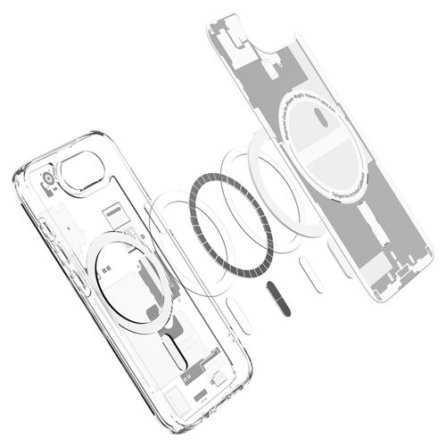 Etui case na iPhone 16e Zero One Ultra Hybrid MagSafe - białe na Arena.pl