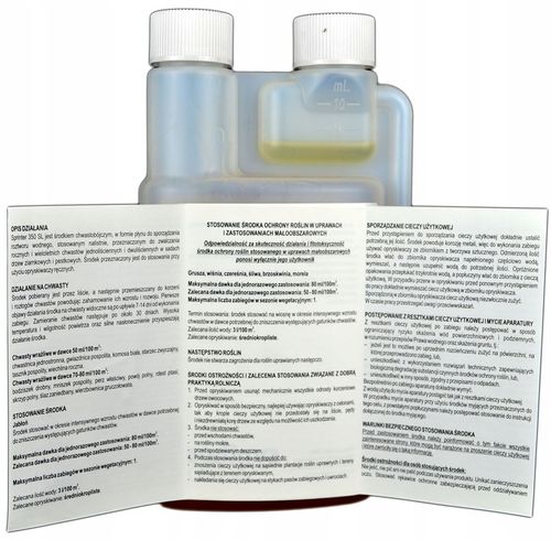 Sprinter 350SL Niszczy Wszystkie na Chwasty 250ml na Arena.pl