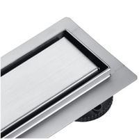 BASIC 360 Drain Inox Odpływ liniowy z obrotowym syfonem stal 80 cm