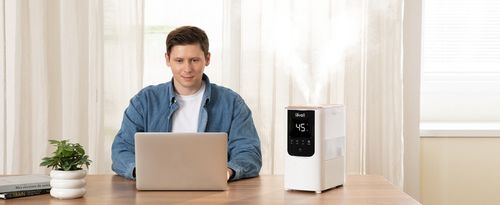 Nawilżacz powietrza Levoit OasisMist 450S dyfuzor ciepła zimna mgiełka 40m2 na Arena.pl