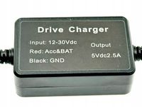 Konwerter adapter samochodowy AC 12V / 24V 5V 2,5A USB C