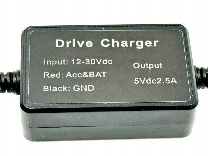 Konwerter adapter samochodowy AC 12V / 24V 5V 2,5A USB C zdjęcie 2