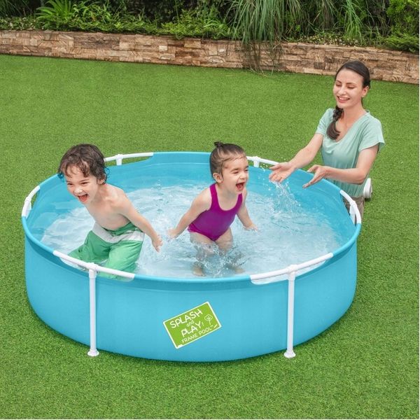 Basen 152x38 okrągły First Frame z konstrukcją dla dzieci #56283 Bestway zdjęcie 7