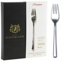 ZESTAW WIDELCZYKI DO CIASTA 6 os kpl PREMIUM 18/10