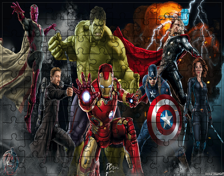 Puzzle Avengers zdjęcie 1