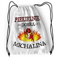 Plecak Dla Michaliny Sportowy Szkolny Worek Torba Z Nadrukiem Ze Zdjęciem