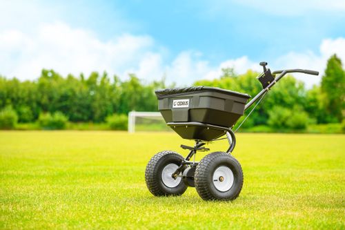 CEDRUS SP31515A SIEWNIK ROZSIEWACZ OGRODOWY DO NASION NAWOZÓW NAWOZU SOLI PIASKU 56kg  / 60L na Arena.pl