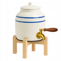 Ceramiczny dystrybutor wody ViO CD-02 Niebieski Zestaw VIP 1 Gold Podstawka