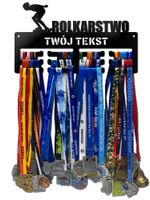 Wieszak na medale ROLKARSTWO twoje imię dowolny tekst 110.3