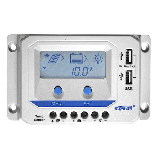 REGULATOR ŁADOWANIA VS1024AU 10A SOLARNY 12V 24V zdjęcie 1