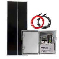 ZESTAW FOTOWOLTAICZNY 100W Z AKUMULATOREM 40AH PRZETWORNICĄ 300W