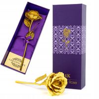 ZŁOTA RÓŻA PREZENT NA ZAKOŃCZENIE ROKU SZKOLNEGO