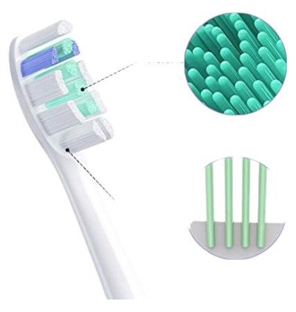 8 końcówek do szczoteczki Philips REDTRON biały na Arena.pl