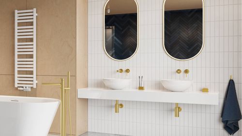 Luqa umywalka nablatowa 40 cm okrągła, biały mat na Arena.pl