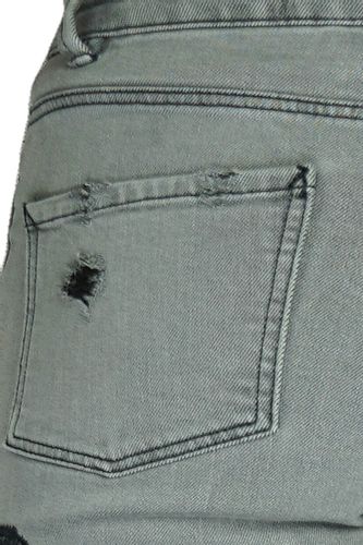 Primark Grafitowe Jeansy Hafty, Przetarcia - 34 / XS na Arena.pl