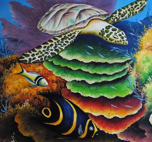 Wnętrze oceanu (60x90cm) na Arena.pl