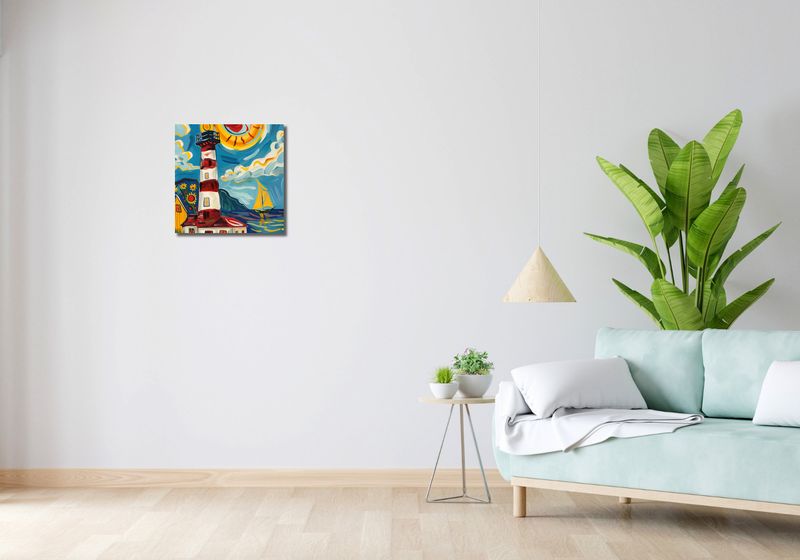 Obraz 40x40cm Żywa Przystań zdjęcie 2