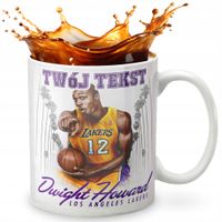 KUBEK 330ml GRAFIKA PREZENT ŚWIĘTA WZÓR - KOSZYKÓWKA SPORT + IMIĘ