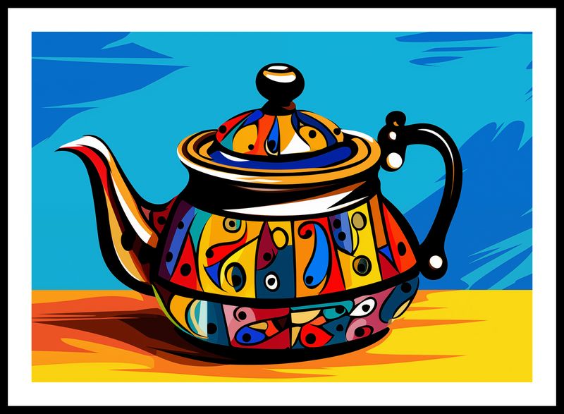 Plakat 66,5x46,5cm Może Herbatki? zdjęcie 3
