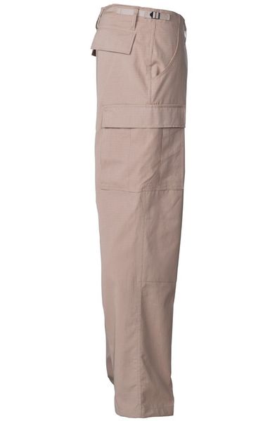 Spodnie US Rip Stop khaki wzmocnienia na kolanach i pośladkach S zdjęcie 2