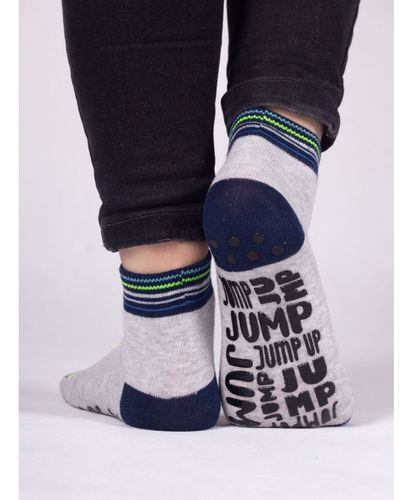 SKARPETKI KRÓTKI NA TRAMPOLINY ABS SKS-0021 27-30 wzór - dziewczynka na Arena.pl