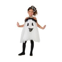 sukienka duszek biały rozm.uniw.halloween bal