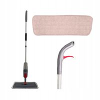 MOP PŁASKI ZE SPRYSKIWACZEM 118CM ZBIORNIK 350 ML WKŁAD Z MIKROFIBRY