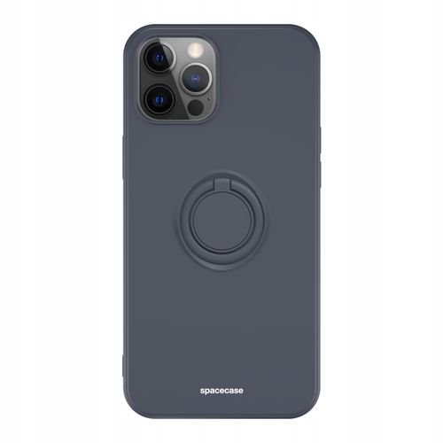 ETUI MATOWE DO IPHONE 12 PRO MAX SPACECASE SILICONE RING SILIKONOWE + SZKŁO na Arena.pl