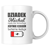 Prezent na dzień Dziadka Kubek z personalizowanym imieniem