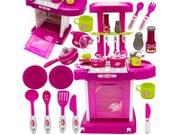 KUCHNIA DLA MAŁYCH KUCHARZY  Z AKCESORIAMI