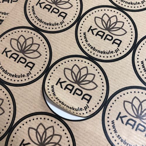 Naklejki papierowe EKO Ø 5 cm na Arena.pl