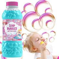 Płyn Do Tworzenia Baniek Mydlanych Księżniczki Butelka Zestaw Bańki 450 Ml