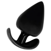 addicted toys korek intymny silikonowy 11 cm czarny ergonomiczny