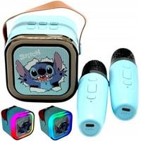 ZESTAW KARAOKE DLA DZIECI GŁOŚNIK BLUETOOTH I MIKROFONY Z MOTYWEM STITCH