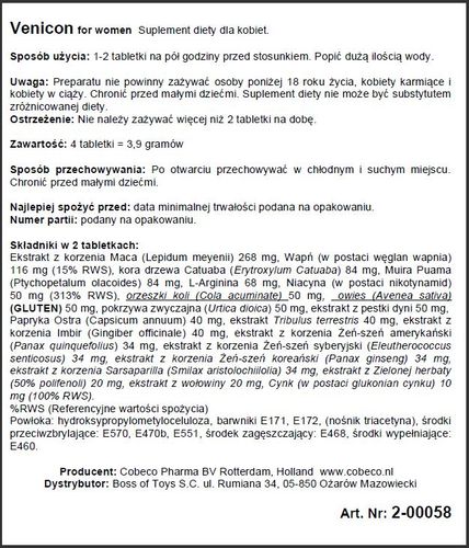 Supl.diety Venicon for Women EU na Arena.pl