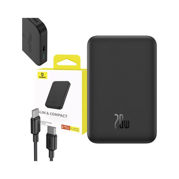 Powerbank Baseus 5000 mAh czarny zdjęcie 1